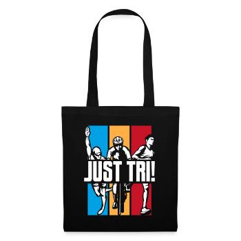 Just TRI Triathlon Bike Triathlete Training Pro - Tote Bag - black - Front