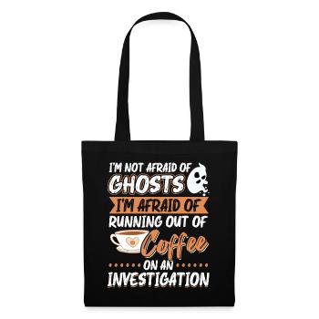 Coffee And Ghost Hunting - Ghost Investigator - Tote Bag - black - Front