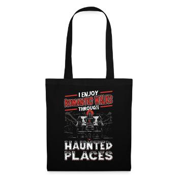 I Like Haunted Places - Ghost Investigator - Stoffbeutel - Schwarz - Vorne
