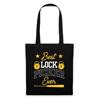 Le meilleur serrurier jamais choisi - Sac en tissu - noir - Devant