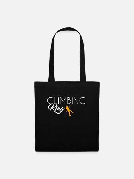Climbing King - Stoffbeutel - Schwarz