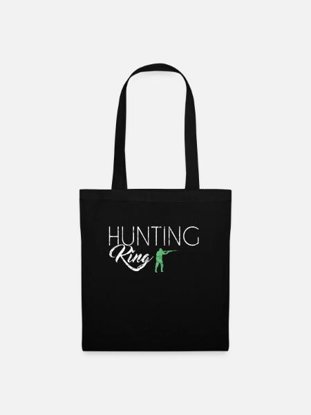 Hunting King - Stoffbeutel - Schwarz
