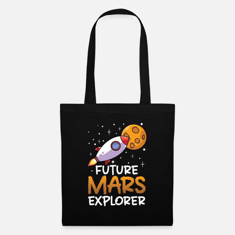 Zukünftiger Mars Erforscher Planet Astronaut - Stoffbeutel - Schwarz