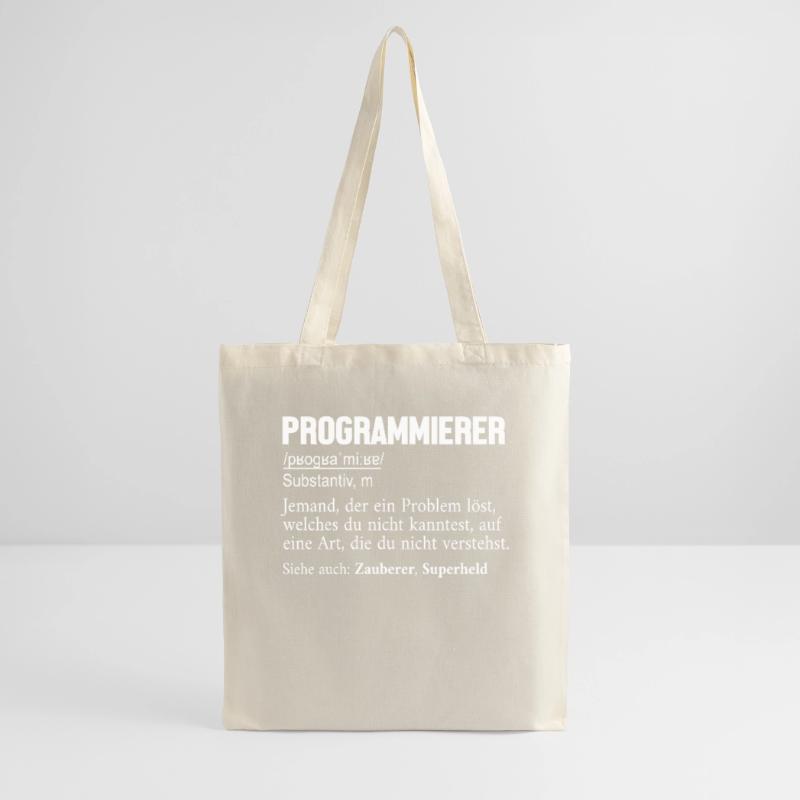 Programmer Definition Developer Coder Tote Bag