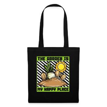 The Garden Is My Happy Place Horticulture Gardener - Tote Bag - black - Front