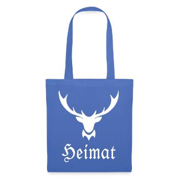 Patrie : bois de cerf - Sac en tissu - bleu pâle - Devant