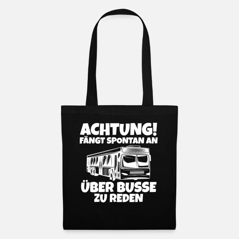 Busfahrer Bus - Stoffbeutel - Schwarz