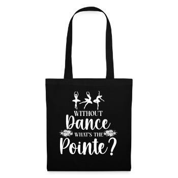 Ballet Danseuse Danse Ballerine - Sac en tissu - noir - Devant