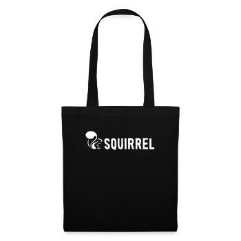 Écureuil Renard Écureuil Gris Écureuil - Sac en tissu - noir - Devant