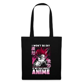 ANIME BOYS IWONTBESHYIFWETALKABOUTANIME - Tote Bag - black - Front