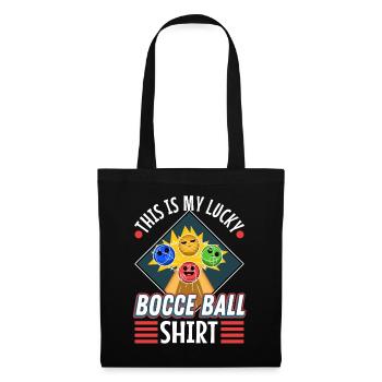 This is my Lucky Bocce ball - Tote Bag - black - Front