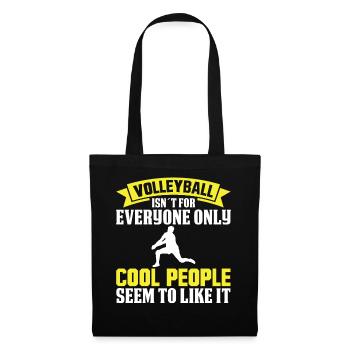 Get up and shine It's volleyball time - Tote Bag - black - Front