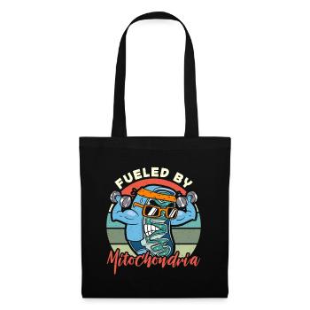Microbiologist Fueled By Mitochondria Microbiology - Tote Bag - black - Front