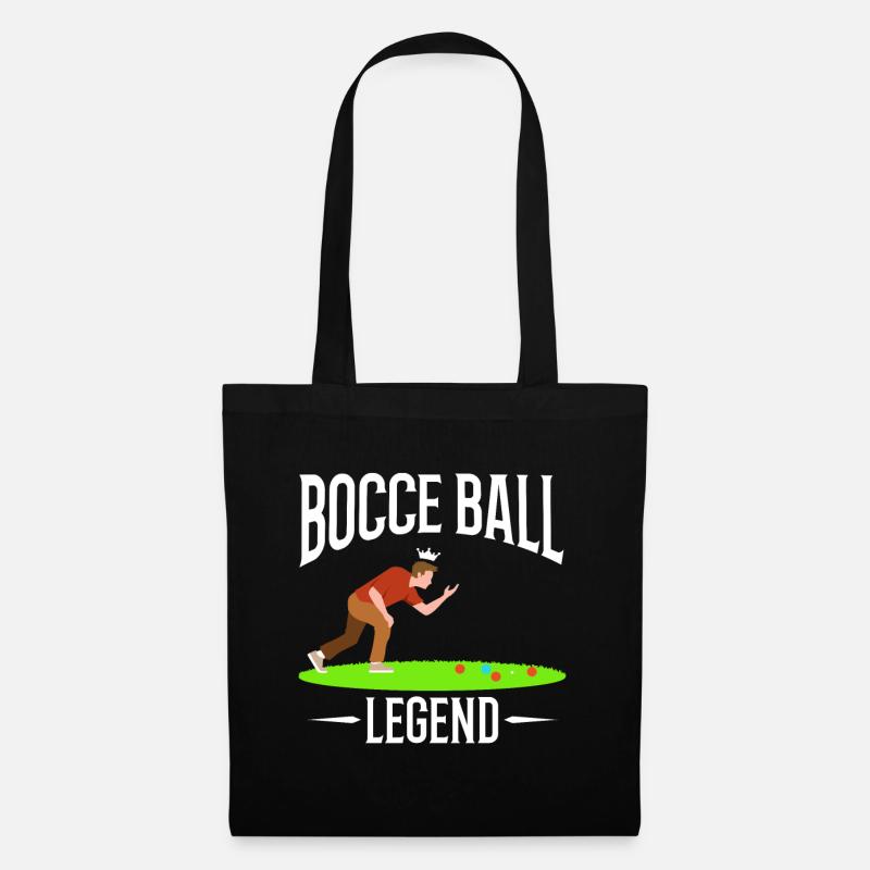 Bocce ball legend - Stoffbeutel - Schwarz
