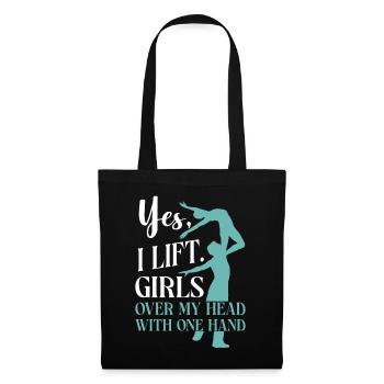 Ballet Danseuse Danse Ballerine - Sac en tissu - noir - Devant