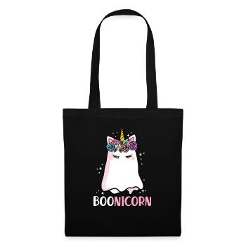 Halloween Boonicorn Unicorn Ghost Girls Gift - Tote Bag - black - Front