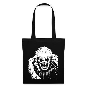 Horror Clown Spooky Halloween Horror Film Evil Cl - Tote Bag - black - Front