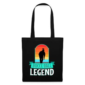 Légende de la pétanque - Sac en tissu - noir - Devant