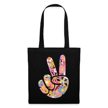 80s Retro CostumeTheme Party Costume 90s Party - Tote Bag - black - Front