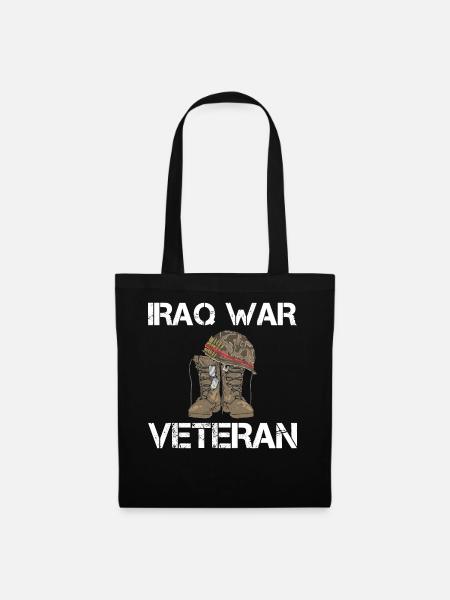 Irak Kriegsveteran - Stoffbeutel - Schwarz