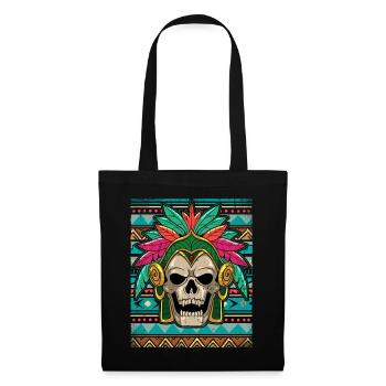 Mexican Aztec warrior Aztecs - Tote Bag - black - Front