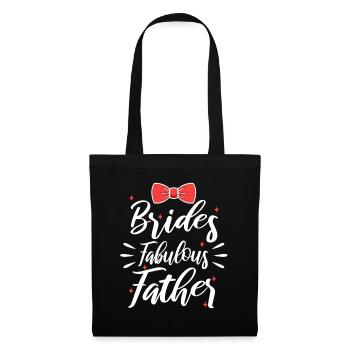 Brides fabulous father - Stoffbeutel - Schwarz - Vorne