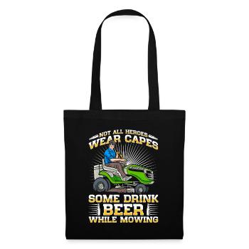 Lawn mowing, lawn mowers, gardeners, gardening - Tote Bag - black - Front