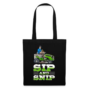 Lawn mowing, lawn mowers, gardeners, gardening - Tote Bag - black - Front