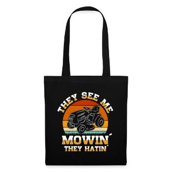 Lawn mowing Lawn mowers Gardeners Horticulture - Tote Bag - black - Front
