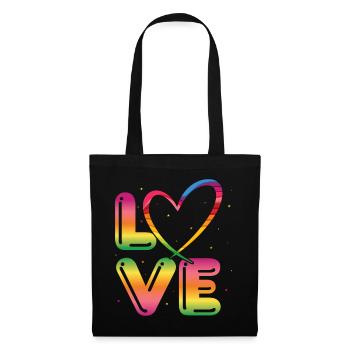 80s Retro CostumeTheme Party Costume 90s Party - Tote Bag - black - Front