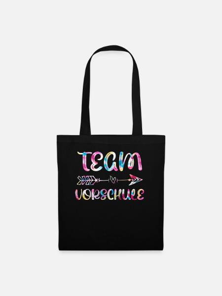 Vorschulkind Team Vorschule Einschulung - Stoffbeutel - Schwarz