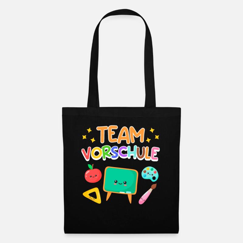Vorschule Team Vorschüler Vorschulkinder - Stoffbeutel - Schwarz