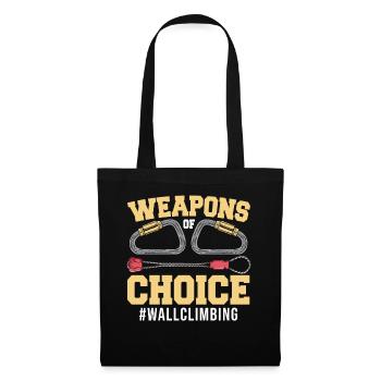 Climber Weapons Of Choice Wall Climbing - Tote Bag - black - Front