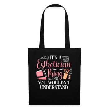 Cute Licensed Esthetician Skincare - Stoffbeutel - Schwarz - Vorne