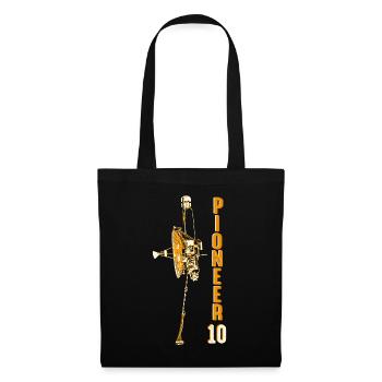 Pioneer 10 spacecraft - Tote Bag - black - Front