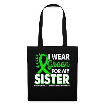 Wear green for awareness of the - Tote Bag - black - Front