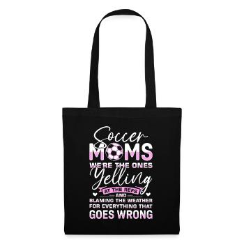 Fußball-Mutter Gameday Soccer Mom - Tote Bag - black - Front