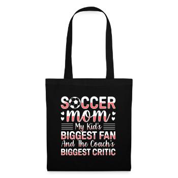 Fußball-Mutter Gameday Soccer Mom - Tote Bag - black - Front