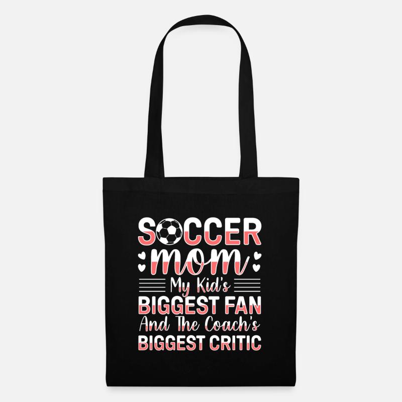 Fußball-Mutter Gameday Soccer Mom - Stoffbeutel - Schwarz