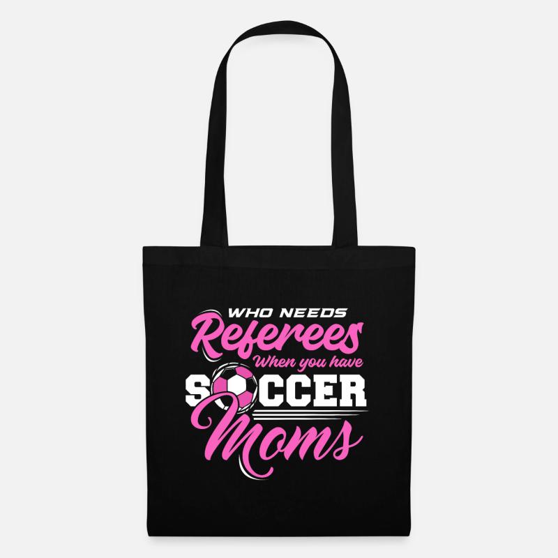 Fußball-Mutter Gameday Soccer Mom - Stoffbeutel - Schwarz