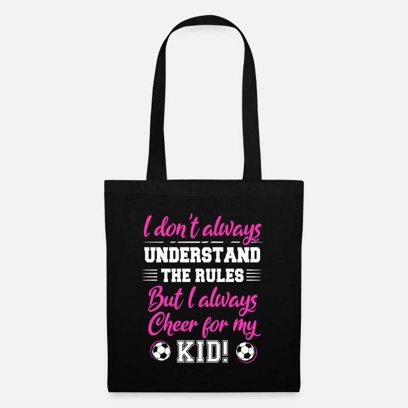 Fußball-Mutter Gameday Soccer Mom - Stoffbeutel - Schwarz