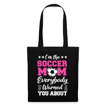Fußball-Mutter Gameday Soccer Mom - Tote Bag - black - Front