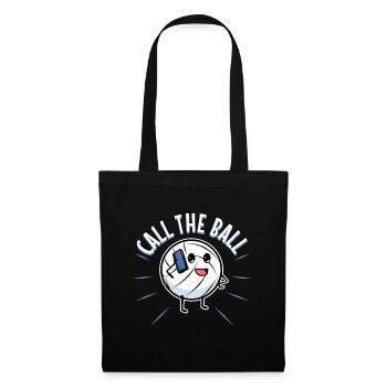 Call the ball volleyball - Tote Bag - black - Front