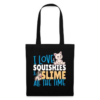 I Love Squishies & Slime All The Time Slime - Tote Bag - black - Front