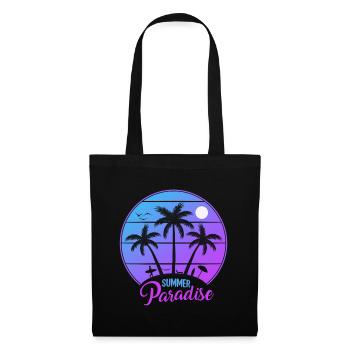 Summer Paradise Palm Beach - Tote Bag - black - Front