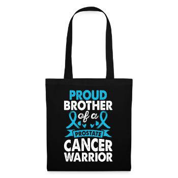 Brother of Prostate Cancer Warrior Consciousness - Tote Bag - black - Front