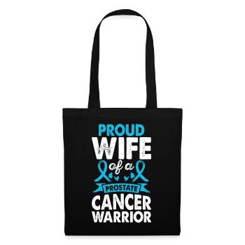 Wife of Prostate Cancer Warrior Consciousness - Tote Bag - black - Front