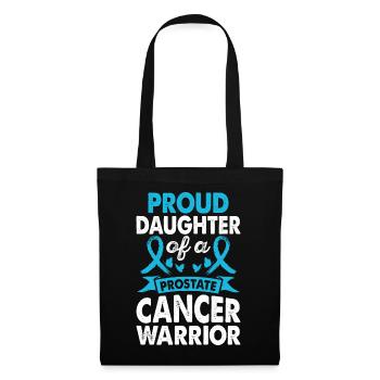 Daughter of Prostate Cancer Warrior Consciousness - Tote Bag - black - Front