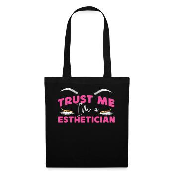 Cute Licensed Esthetician Skincare - Stoffbeutel - Schwarz - Vorne
