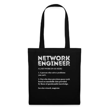 Network Engineer Definition Administrator - Tote Bag - black - Front